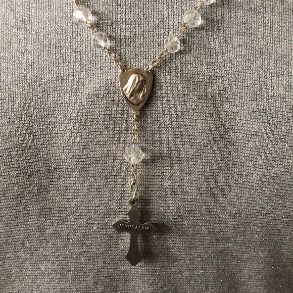 Sterling Silver Rosary from Jerusalem with Christ Jesus, Virgin Mary, crucifix - Picture 5 of 9
